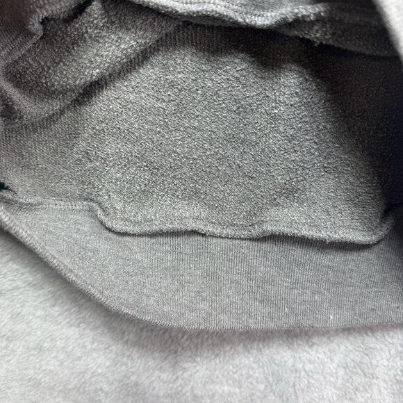 Victorias Secret PINK Pullover Sweater Medium Black Gray White 1/4 Zip Pocket - Picture 6 of 7